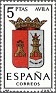 Spain 1962 Coats 5 Ptas Multicolor Edifil 1410. España 1410. Uploaded by susofe